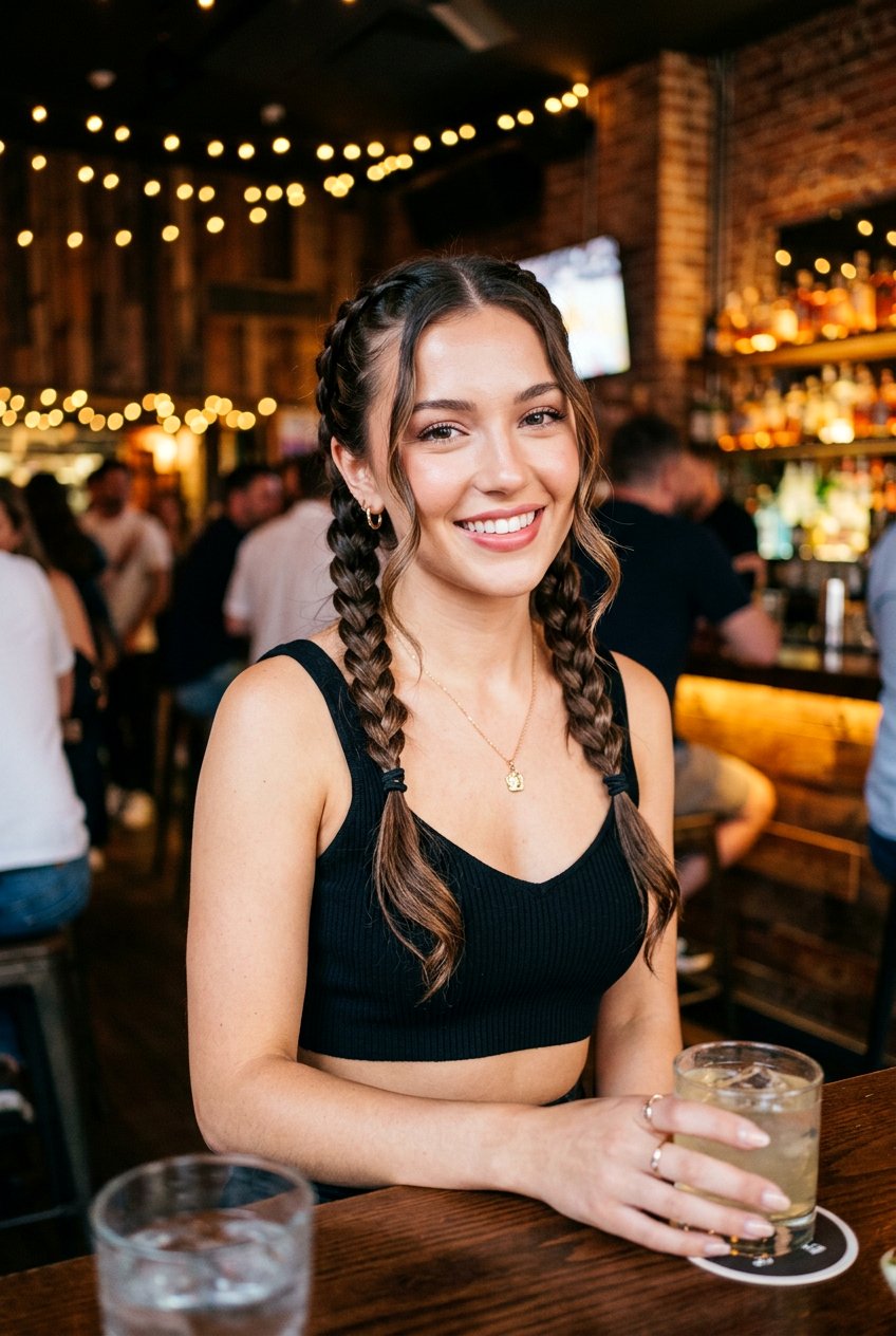 Pigtail Braids For Night Out - 20 girls night out hairstyles - 20 girls night out hairstyles