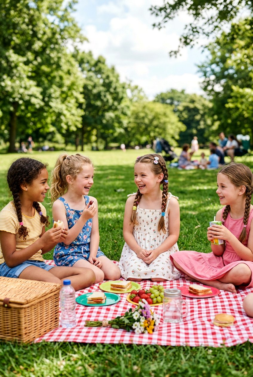 Pigtail Braids Picnic Look - 20 picnic hairstyles for girls - 20 picnic hairstyles for girls