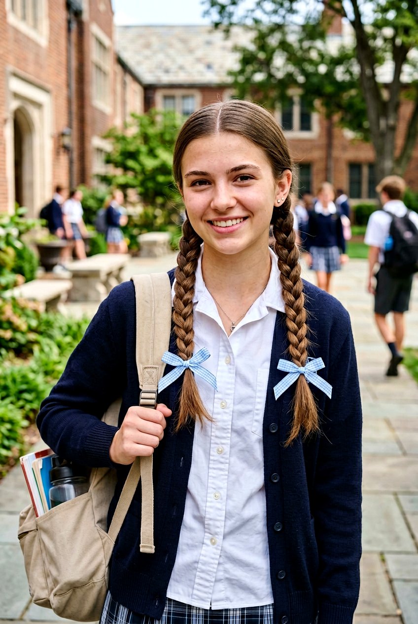 Pigtail Braids for School - 20 no heat hairstyles for school - 20 no heat hairstyles for school