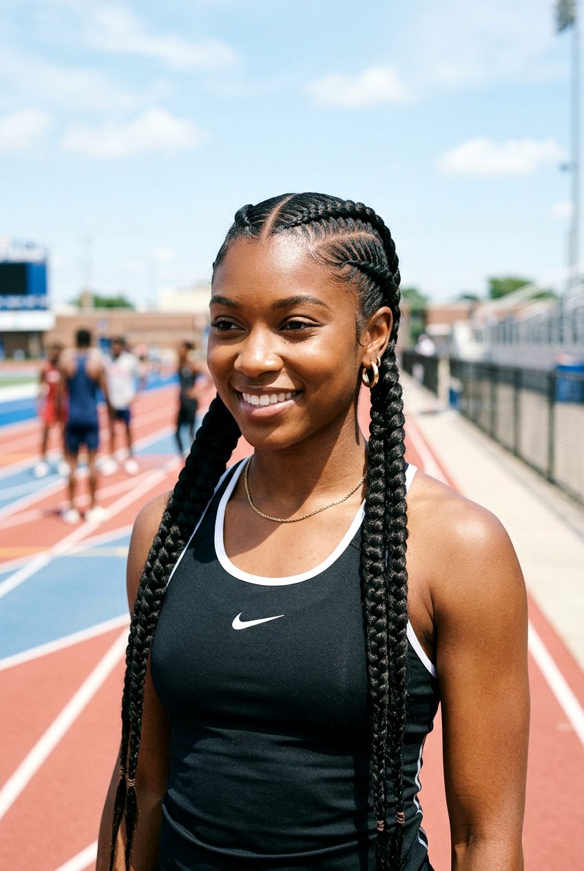 Pigtail Cornrows - 20 cornrow hairstyles for black women - 20 cornrow hairstyles for black women