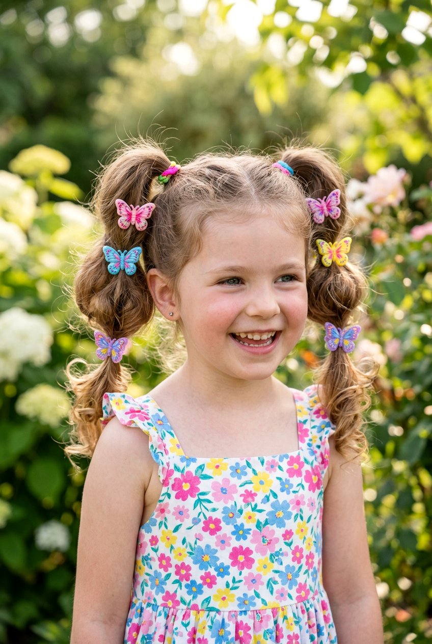 Pigtails - 20 hairstyles for little girls - 20 hairstyles for little girls
