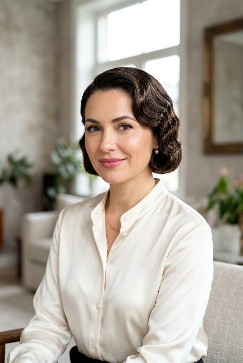 Pin Curl Perm Bob - 20 curly perm for bob haircut - 20 curly perm for bob haircut