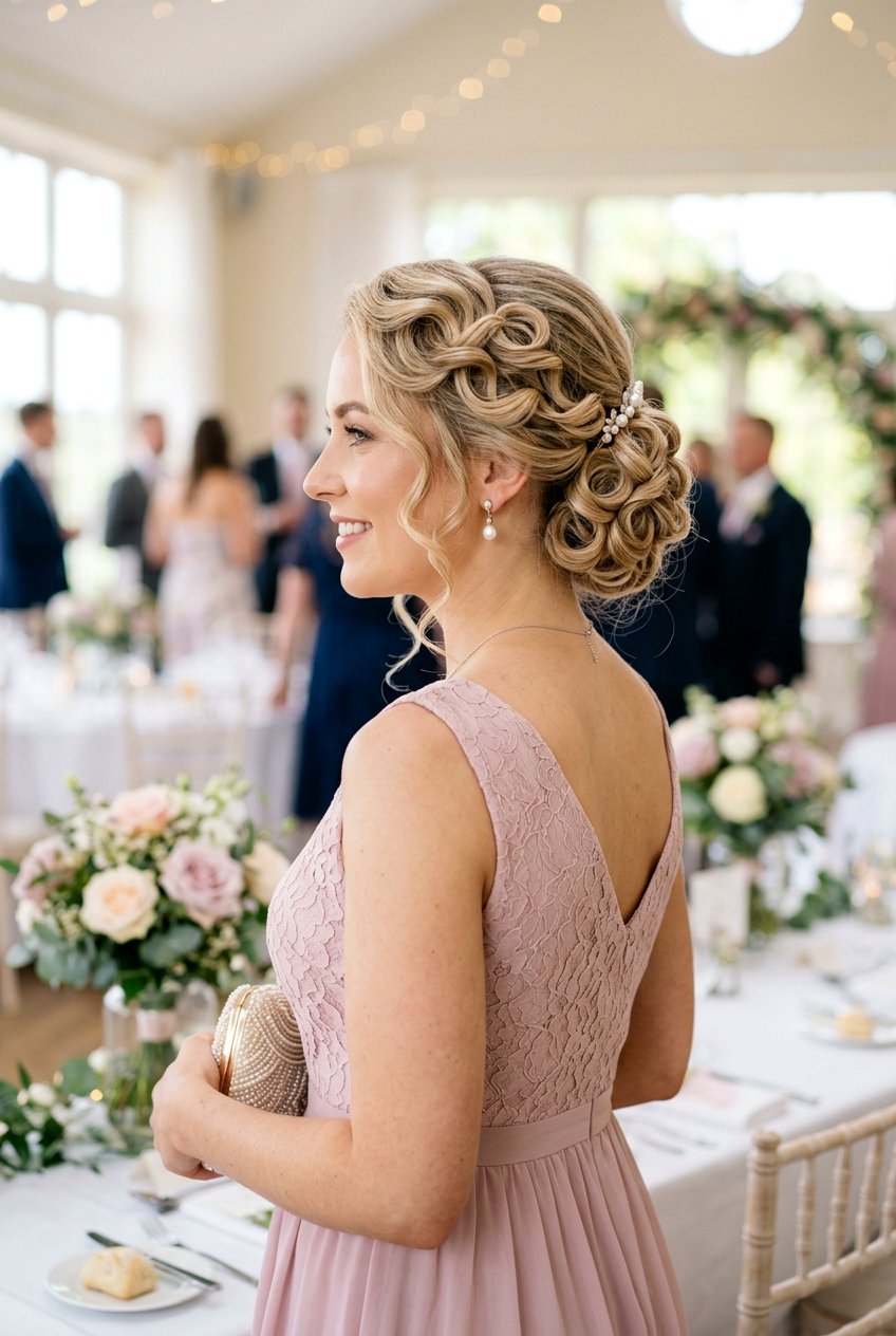 Pin Curl Updo For Wedding Guest - 20 pin curl updo hairstyle - 20 pin curl updo hairstyle