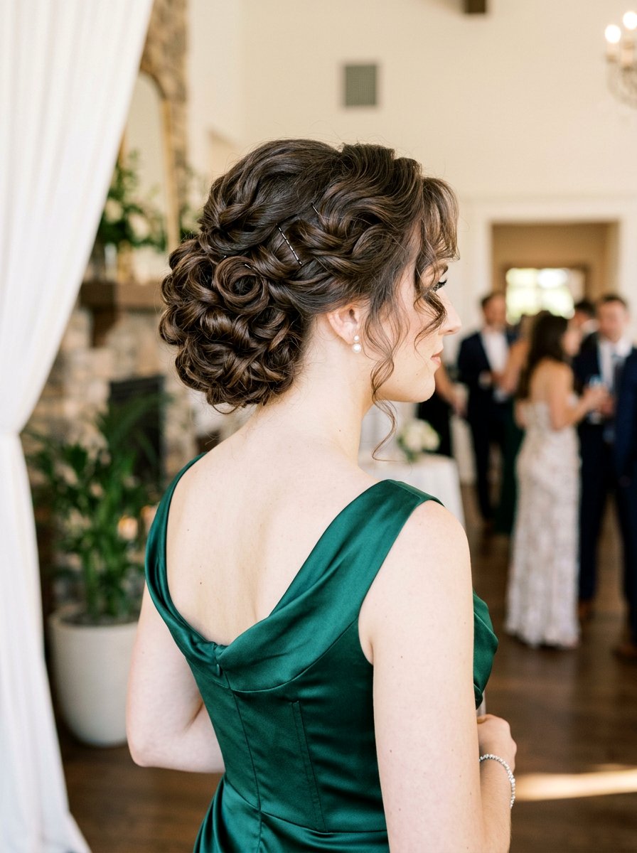 Pin Up Curls Updo - 20 pin up curls hairstyle - 20 pin up curls hairstyle