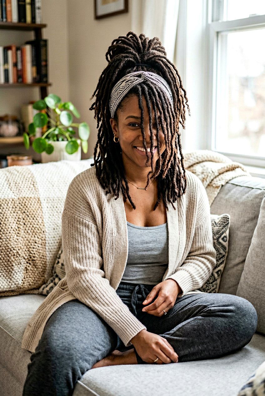 Pineapple Loc Ponytail - 20 long loc ponytail for women - 20 long loc ponytail for women