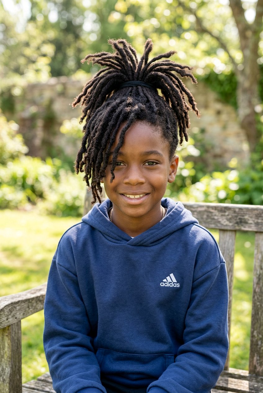 Pineapple Loc Ponytail For Black Boys - 20 loc styles for black boys - 20 loc styles for black boys