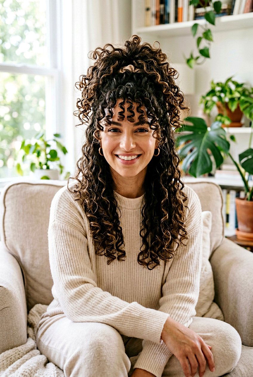 Pineapple Updo - 20 road trip hairstyle for long layers - 20 road trip hairstyle for long layers