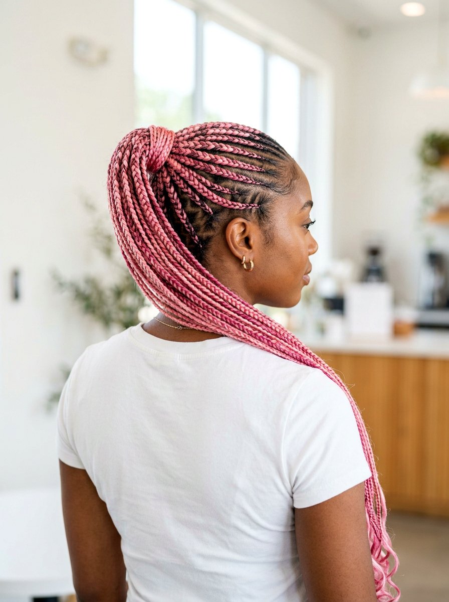 Pink lemonade ponytail braids - 20 lemonade ponytail braids - 20 lemonade ponytail braids