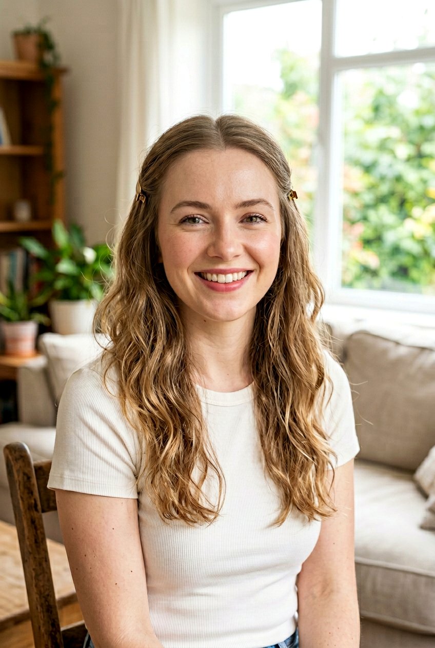 Pinned Back Curtain Bang Look - 20 one minute hairstyles - 20 one minute hairstyles