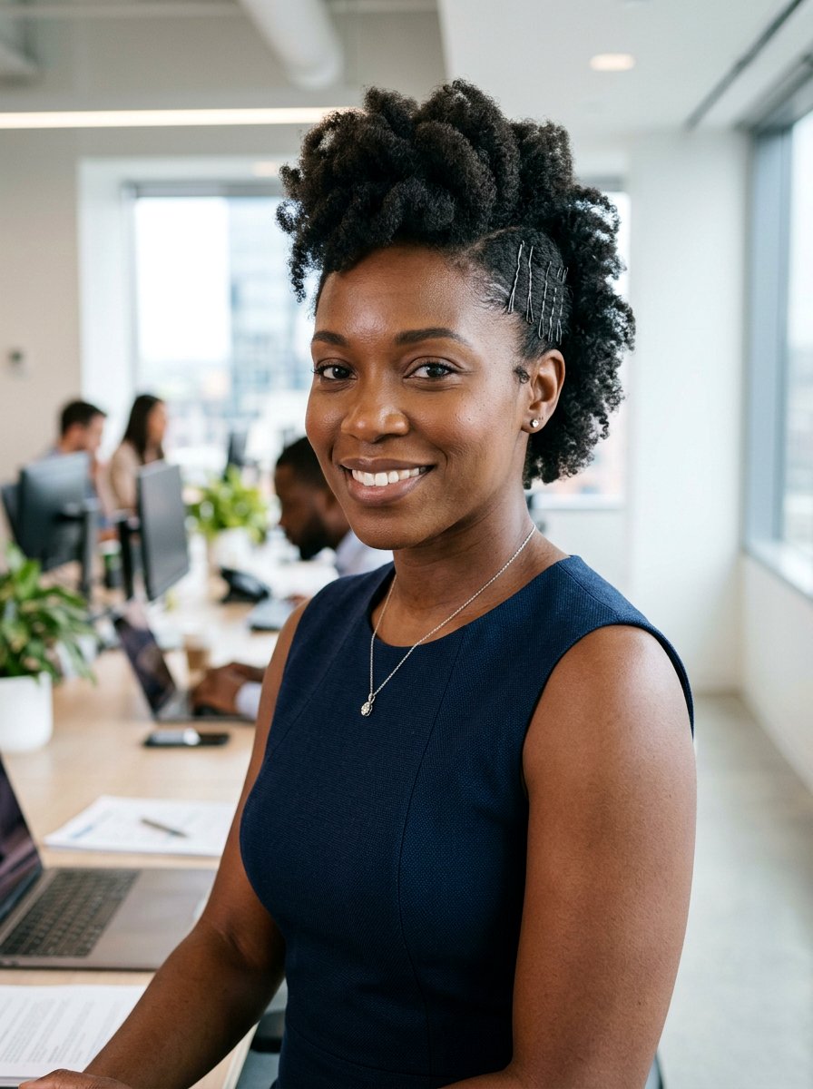 Pinned Back Soft Frohawk - 20 soft frohawk hairstyle for women - 20 soft frohawk hairstyle for women