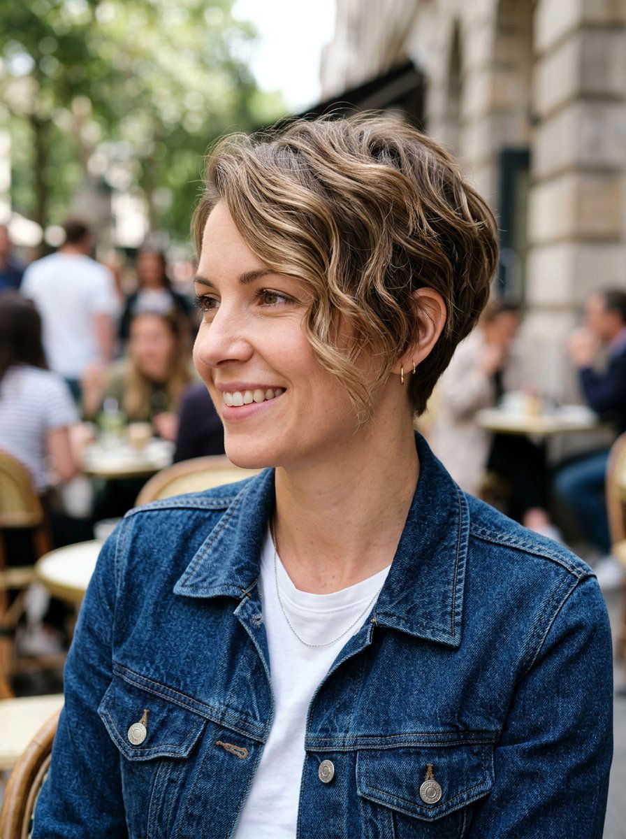 Pixie Bob - 20 haircut for 2c wavy hair - 20 haircut for 2c wavy hair