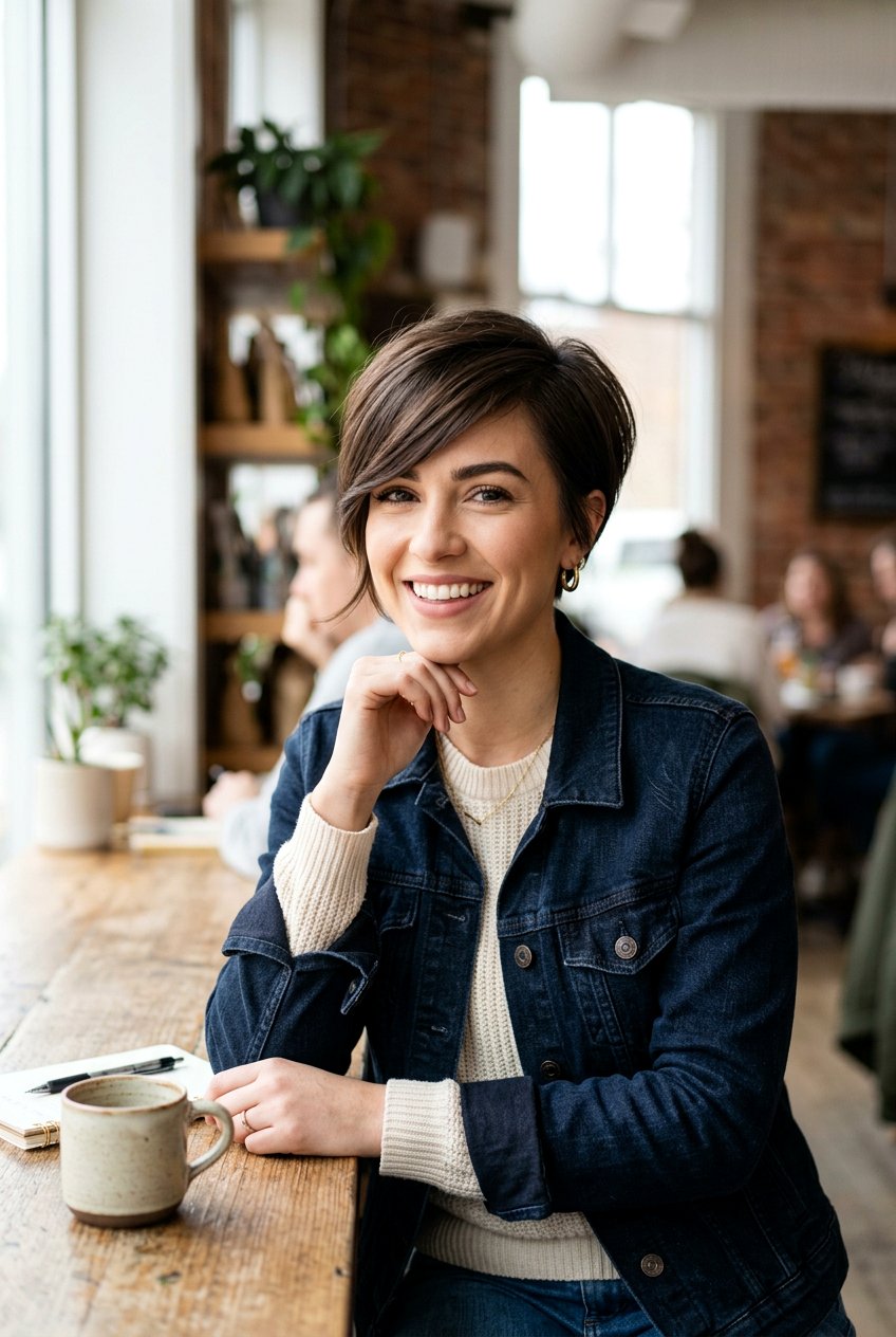 Pixie Bob With Long Fringe - 20 pixie cut with long fringe - 20 pixie cut with long fringe
