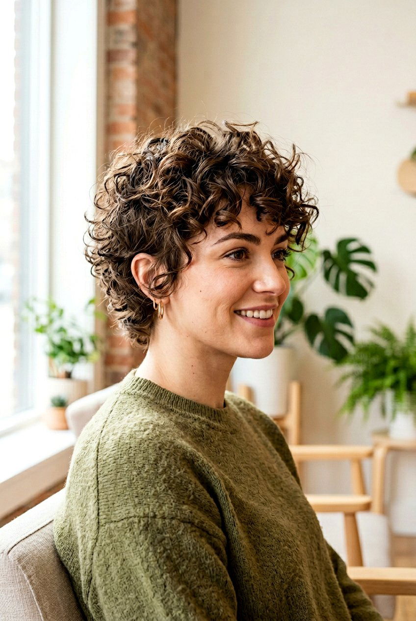 Pixie Curly Shag - 20 curly shag haircut - 20 curly shag haircut