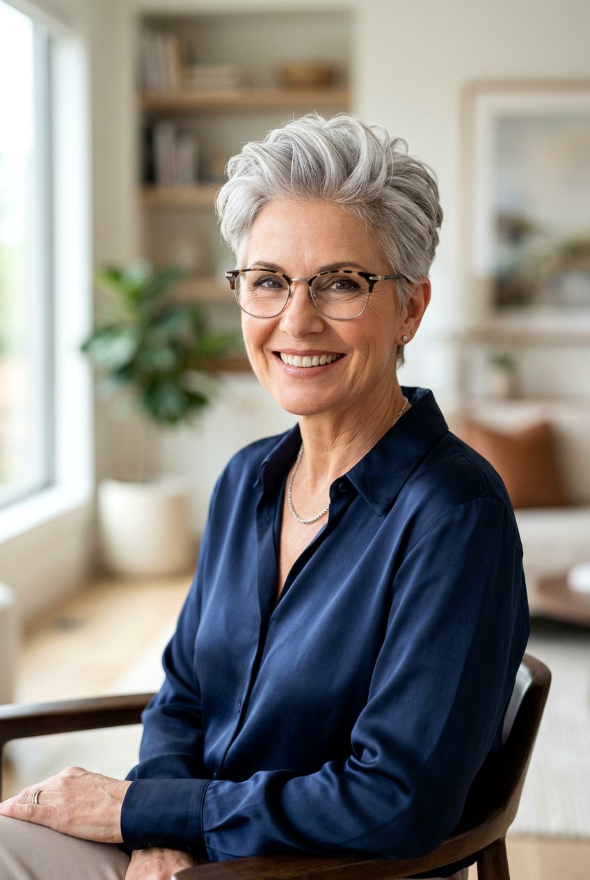 Pixie Cut - 20 business hairstyle for women over 50 - 20 business hairstyle for women over 50
