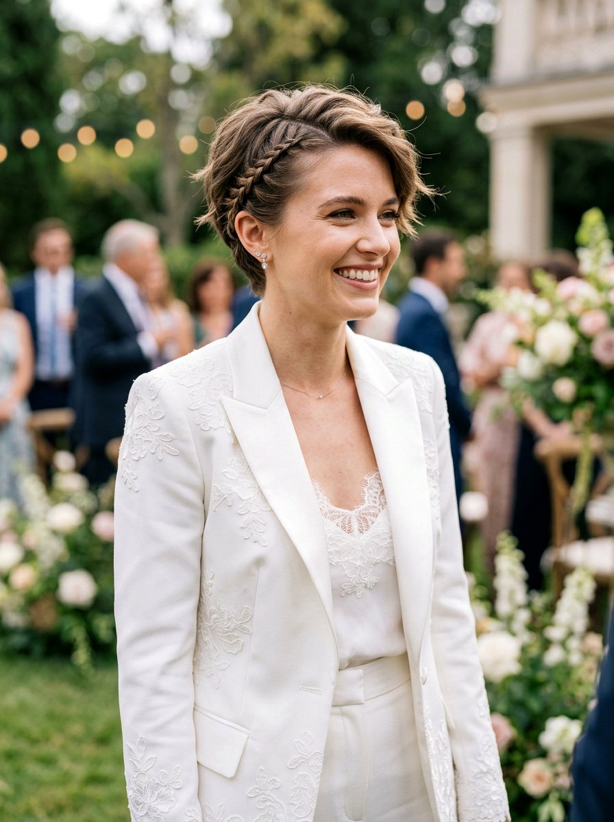 Pixie Cut Braid - 20 wedding hairstyles for fine thin hair - 20 wedding hairstyles for fine thin hair