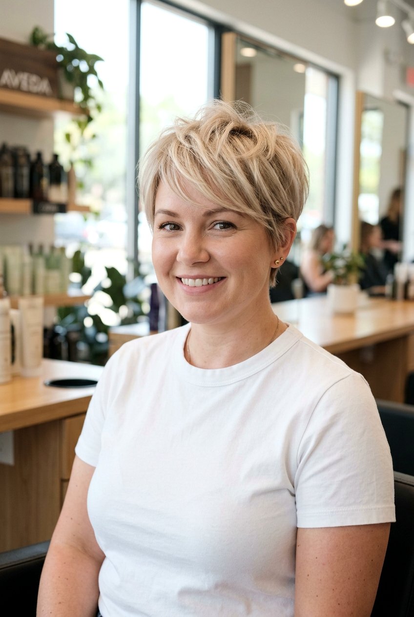 Pixie Cut For Round Face Fine Hair - 20 flattering pixie for round face