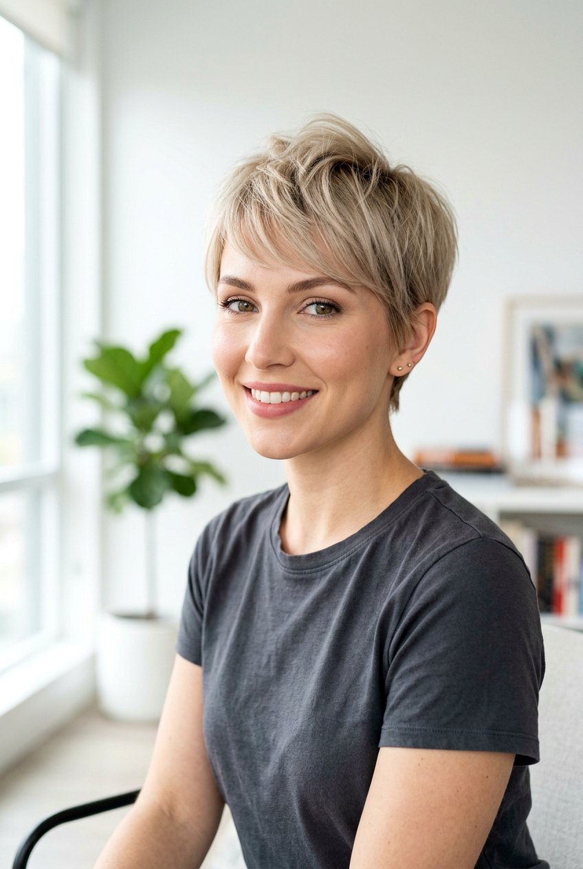 Pixie Cut For Thin Hair Oval Face - 20 pixie cut for oval face - 20 pixie cut for oval face