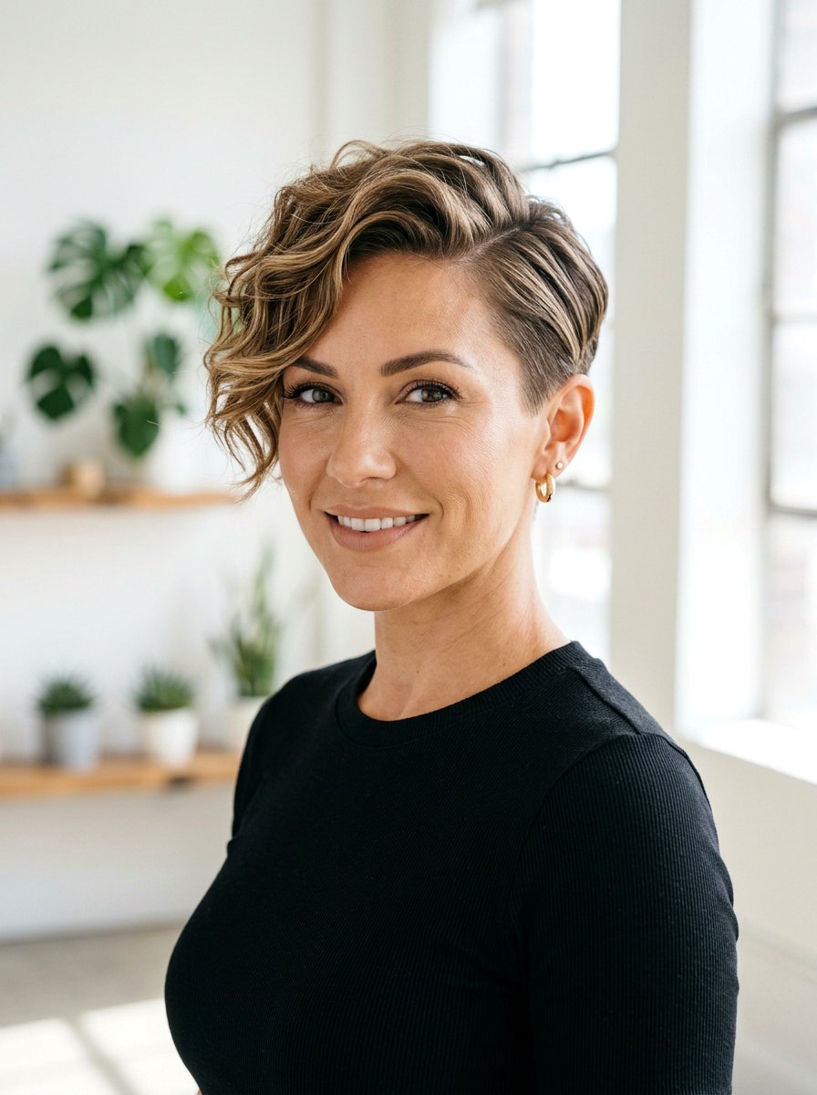 Pixie Cut Side Part Waves - 20 glossy side part waves hairstyle - 20 glossy side part waves hairstyle