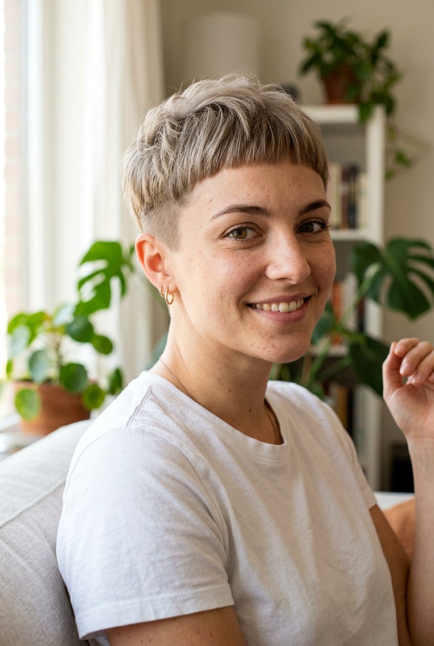 Pixie Cut With Baby Bangs - 20 baby bangs haircut for women - 20 baby bangs haircut for women