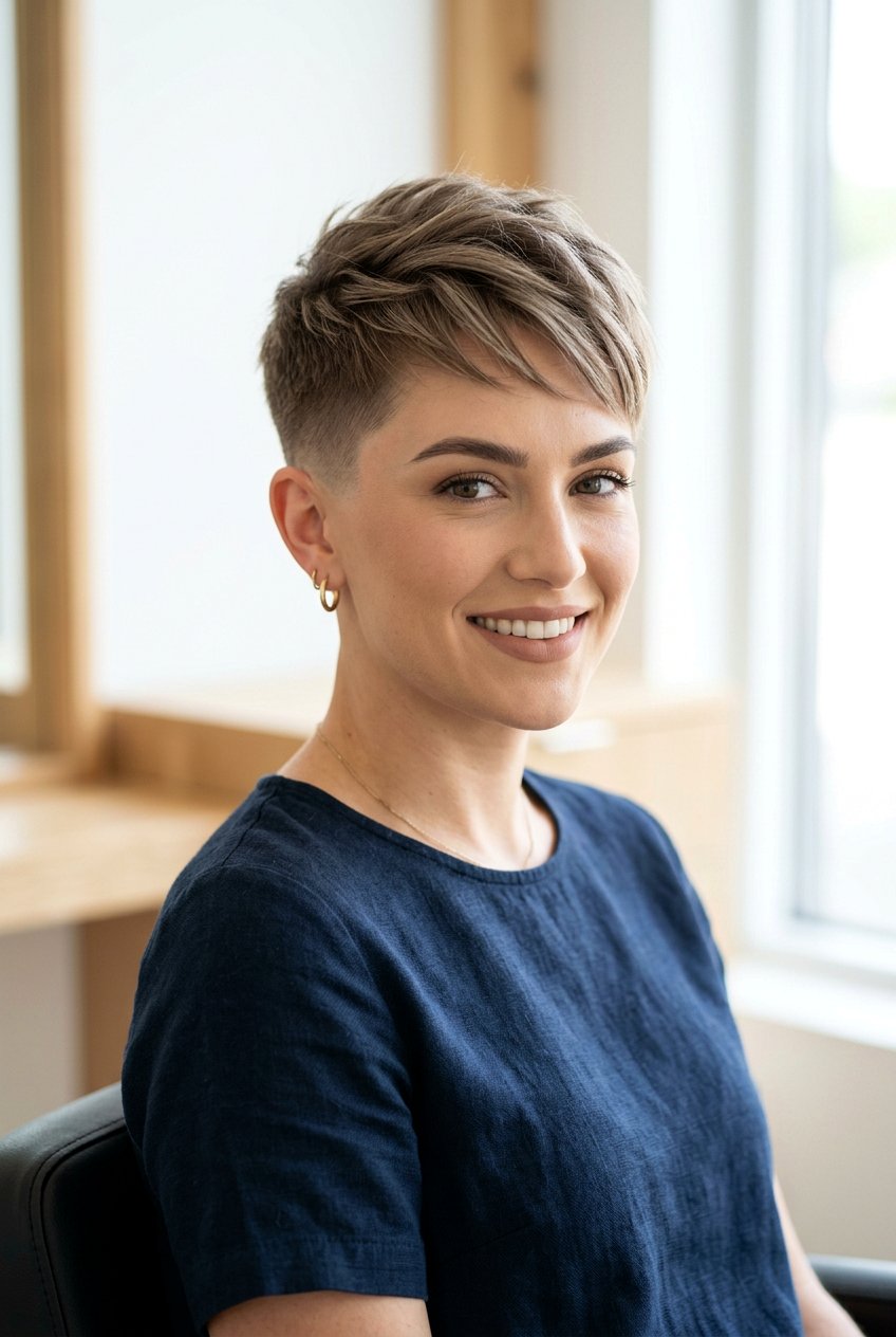 Pixie Cut With Fade For Oval Face - 20 pixie cut for oval face - 20 pixie cut for oval face