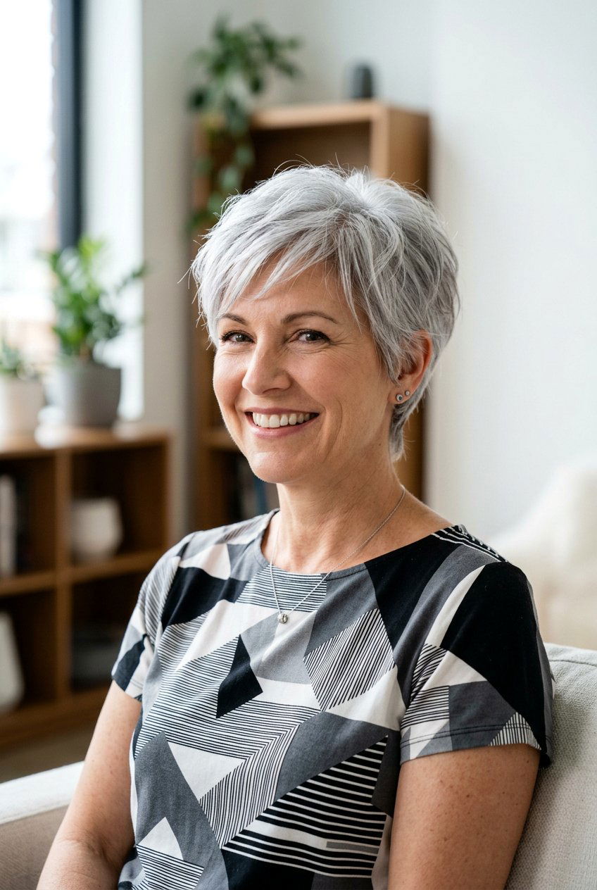 Pixie Cut With Feathered Layers - 20 layered haircut with feathered ends - 20 layered haircut with feathered ends