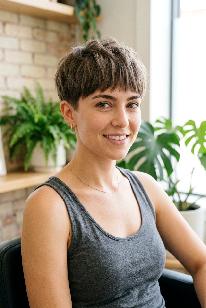 Pixie Cut With Fringe For Oval Face - 20 pixie cut for oval face - 20 pixie cut for oval face