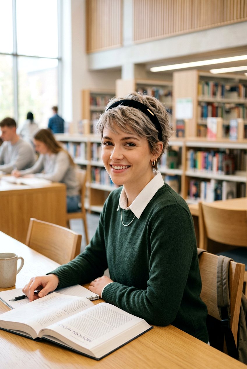 20 Cute Back To School Hairstyles With Headband For Students