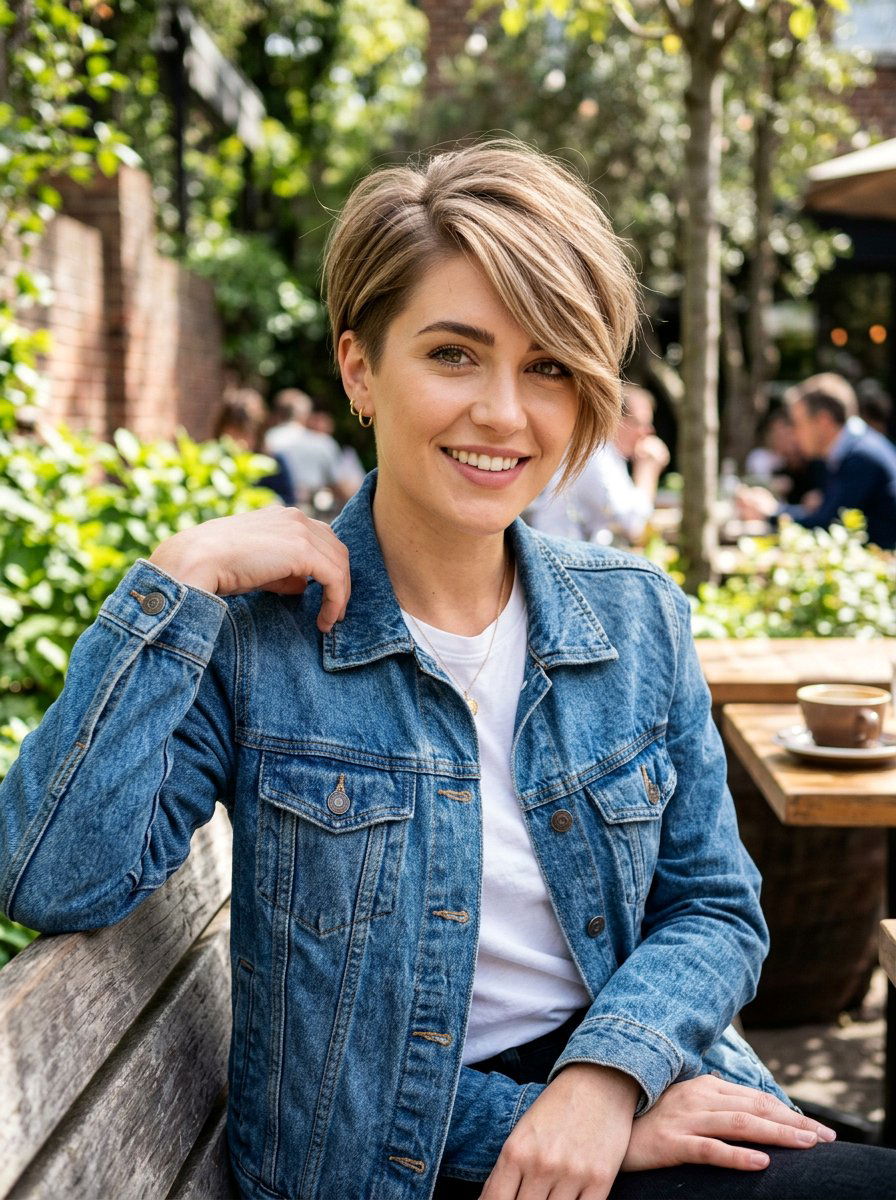 Pixie Cut With Long Bangs - 20 polished haircut for fine thin hair - 20 polished haircut for fine thin hair