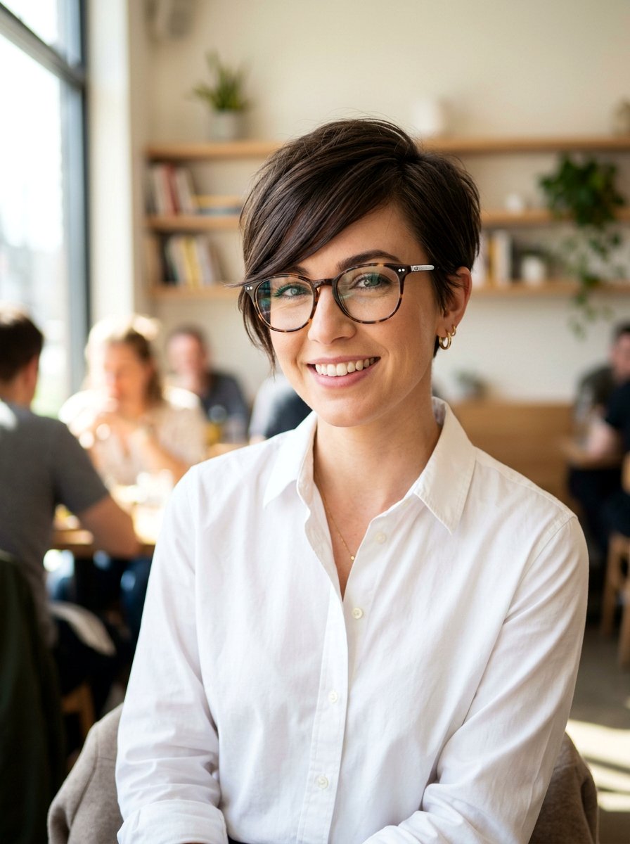 Pixie Cut With Long Bangs - 20 polished haircut for professional women - 20 polished haircut for professional women