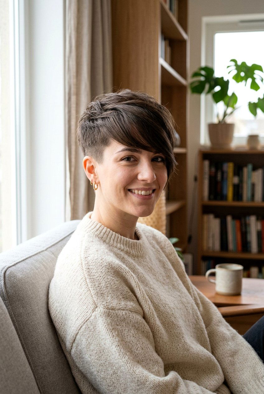 Pixie Cut With Long Bangs For Thick Straight Hair - 20 pixie cut for thick straight hair - 20 pixie cut for thick straight hair