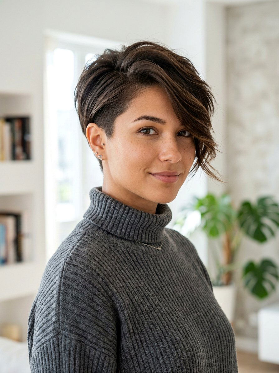 Pixie Cut With Long Bangs - 20 glamorous haircut ideas for women - 20 glamorous haircut ideas for women