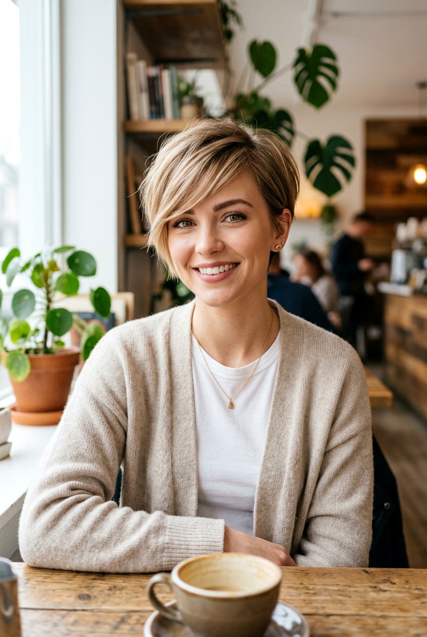 Pixie Cut With Long Fringe For Heart Face - 20 pixie cut for heart shaped face - 20 pixie cut for heart shaped face