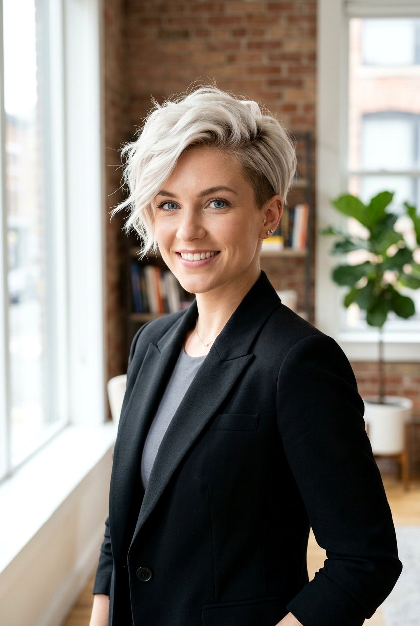 Pixie Cut With Long Top - 20 modern mom haircut for thick hair - 20 modern mom haircut for thick hair