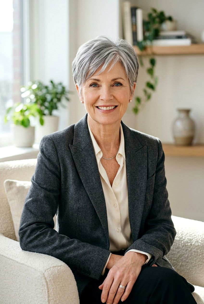 Pixie Cut With Natural Gray Hair - 20 classic pixie cut for women - 20 classic pixie cut for women