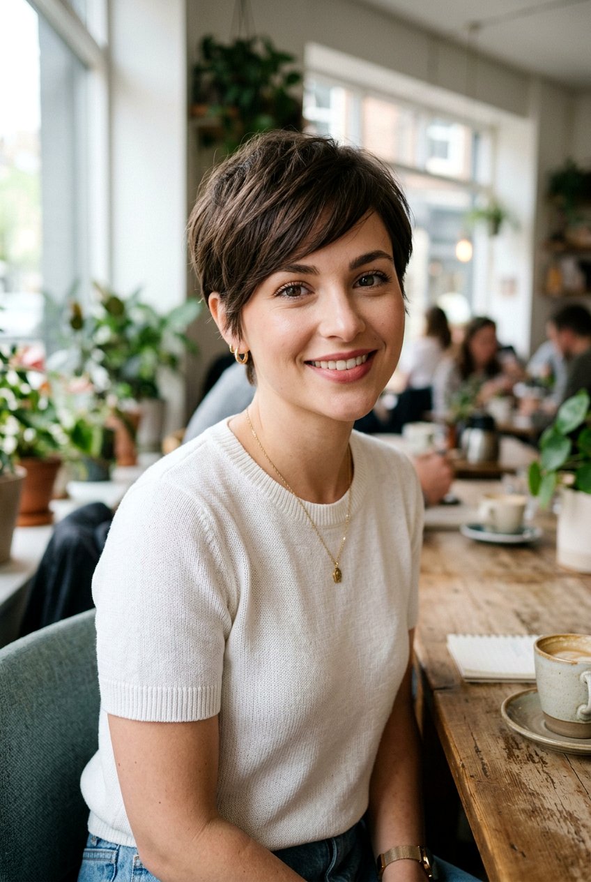 Pixie Cut With Side Bangs For Heart Face - 20 pixie cut for heart shaped face - 20 pixie cut for heart shaped face