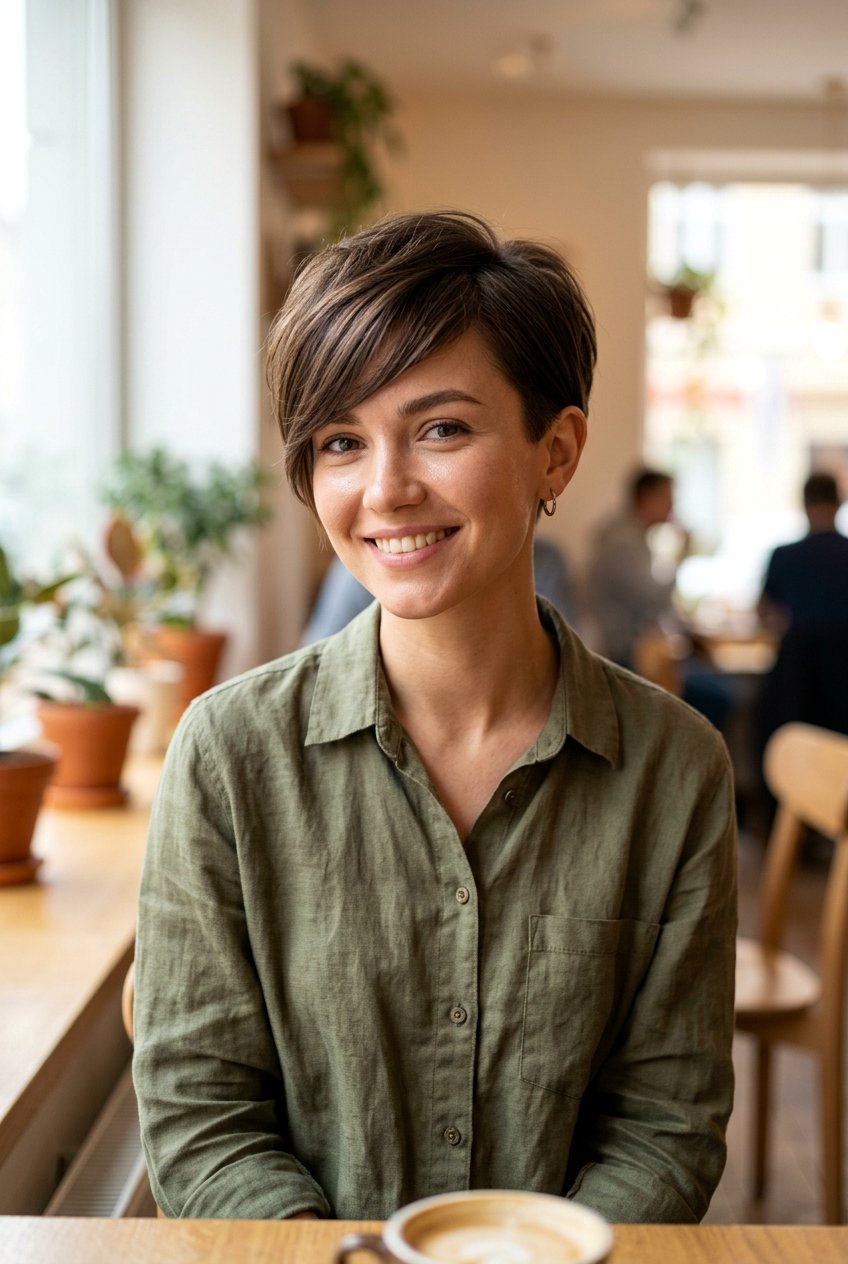 Pixie Cut With Side Bangs For Oval Face - 20 pixie cut for oval face - 20 pixie cut for oval face