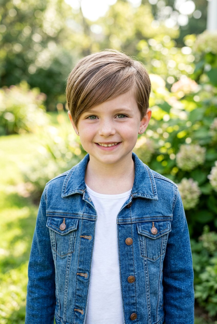 Pixie Cut With Side Swept Bangs - 20 little girls haircut ideas with bangs - 20 little girls haircut ideas with bangs