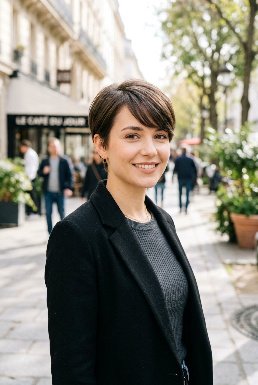 Pixie Cut With Side Swept Bangs - 20 classic pixie cut for women - 20 classic pixie cut for women