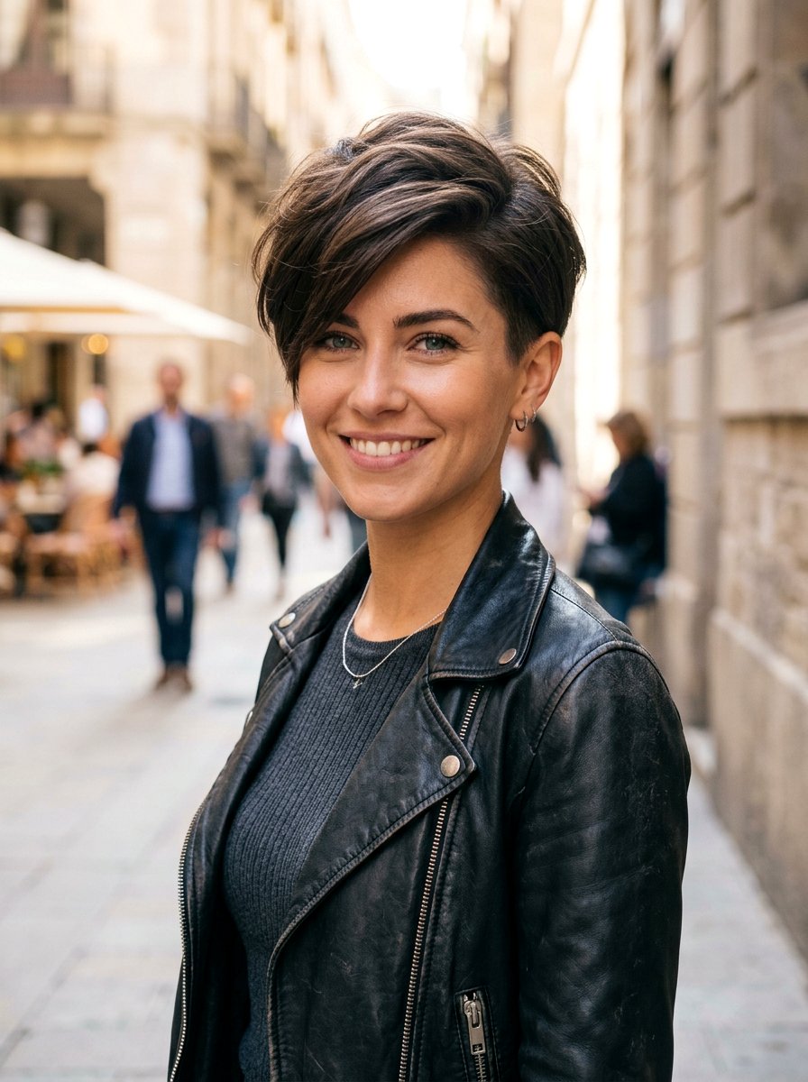 Pixie Cut With Swept Bangs - 20 haircut to fix heavy bangs - 20 haircut to fix heavy bangs