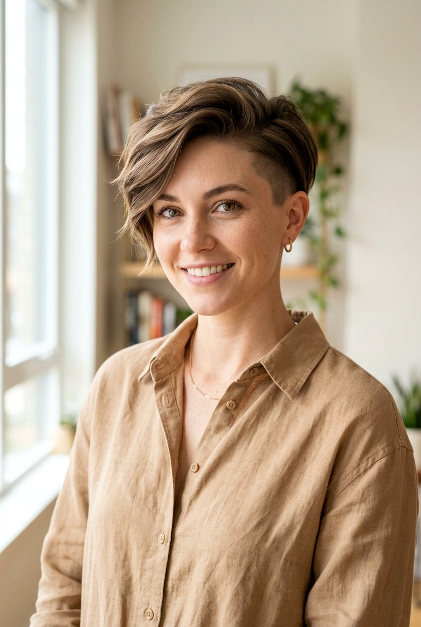 Pixie Cut With Undercut - 20 classy office pixie haircut - 20 classy office pixie haircut