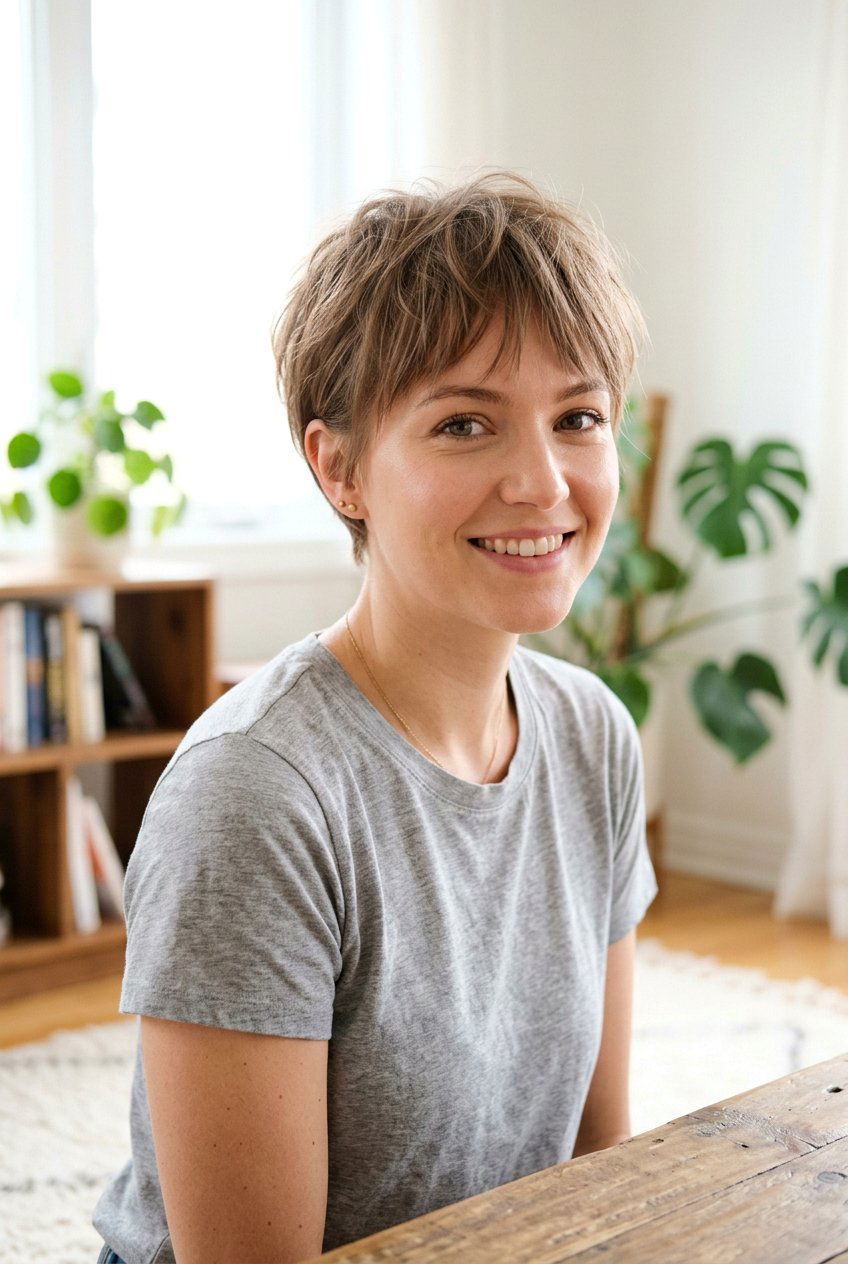 Pixie Cut With Wispy Bangs - 20 wispy bangs for fine hair - 20 wispy bangs for fine hair