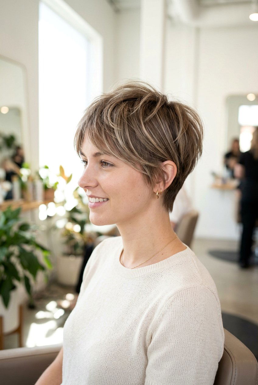 Pixie Haircut With Balayage For Fine Hair - 20 balayage on pixie haircut - 20 balayage on pixie haircut