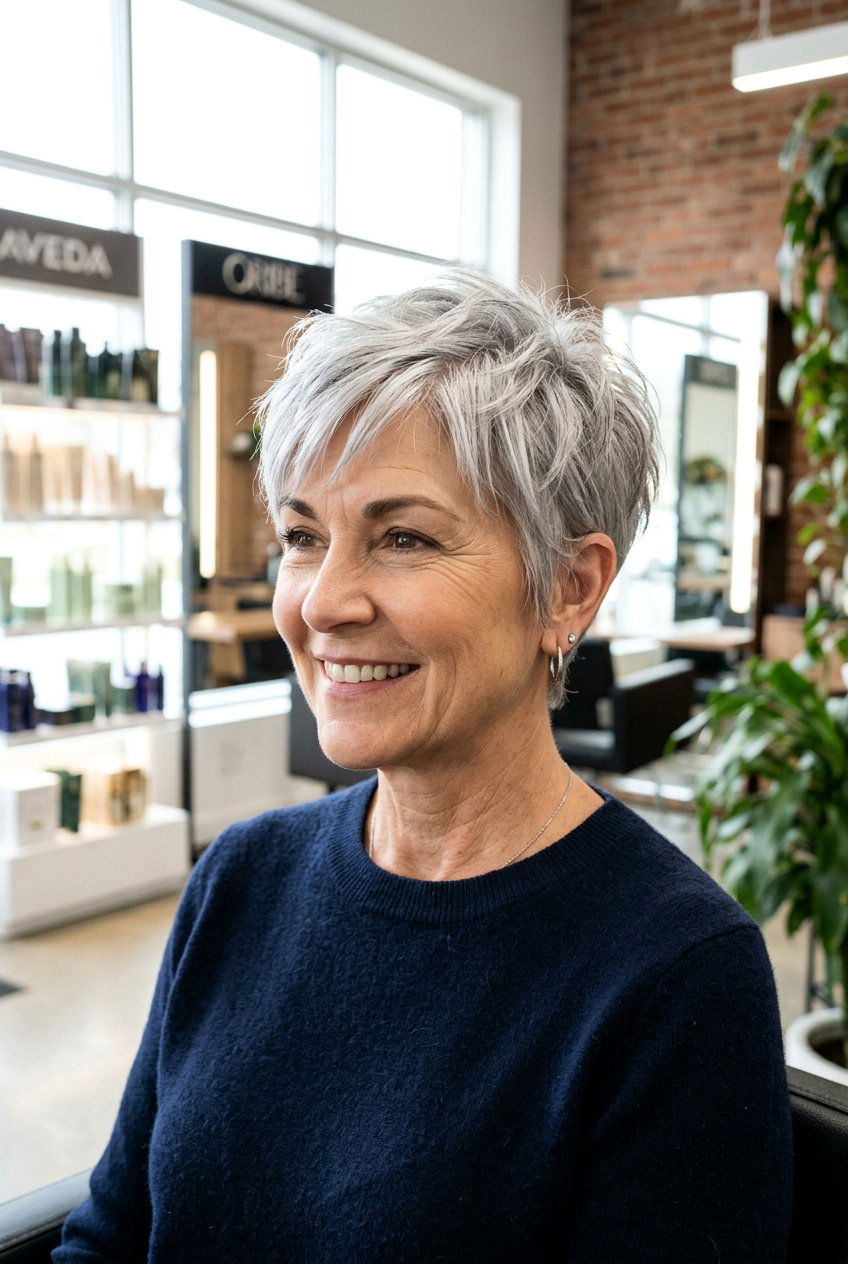 Pixie Haircut - 20 best haircuts for women over 50 - 20 best haircuts for women over 50