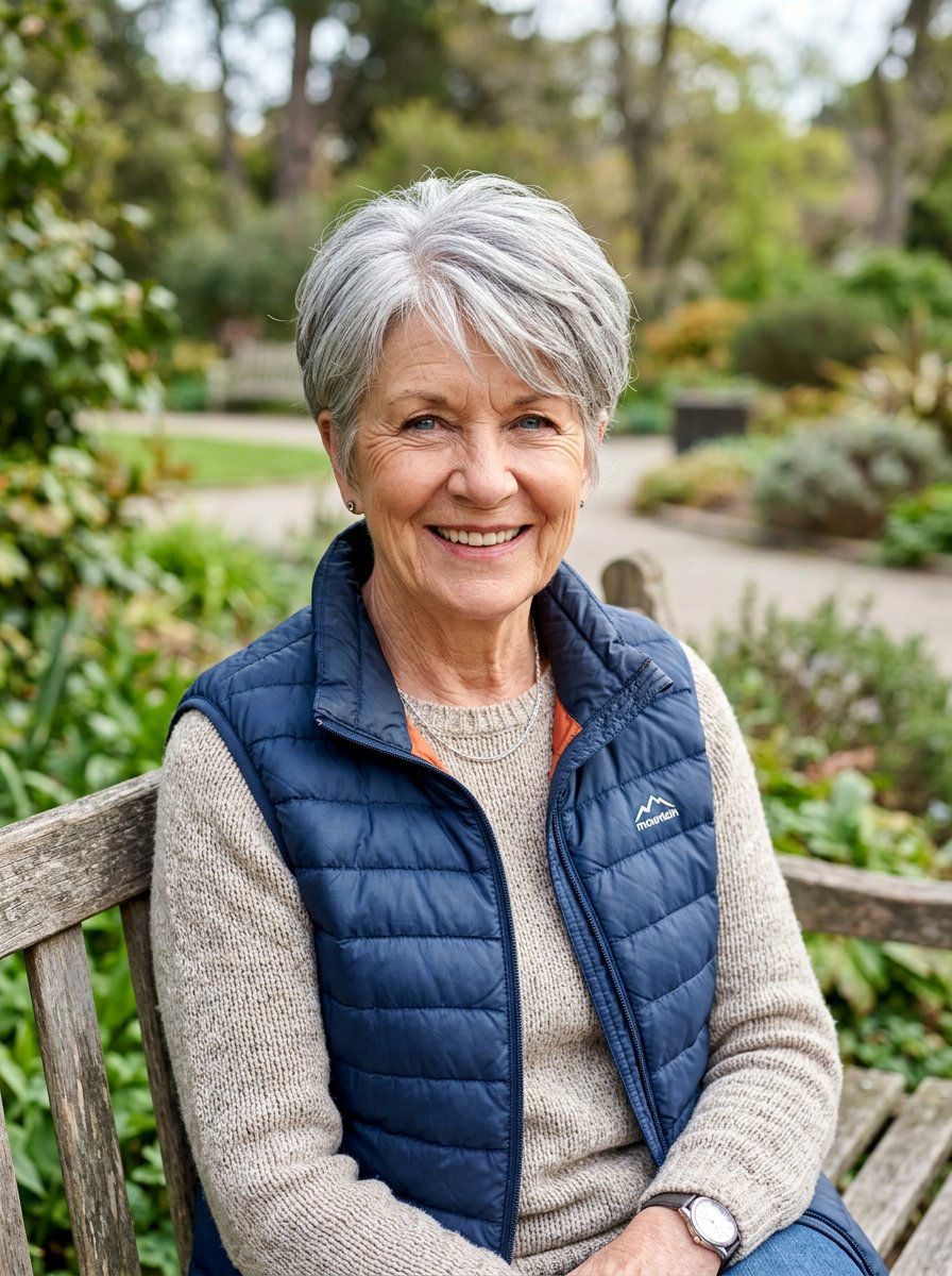 Pixie Layered Bob - 20 layered bob for women over 70 - 20 layered bob for women over 70