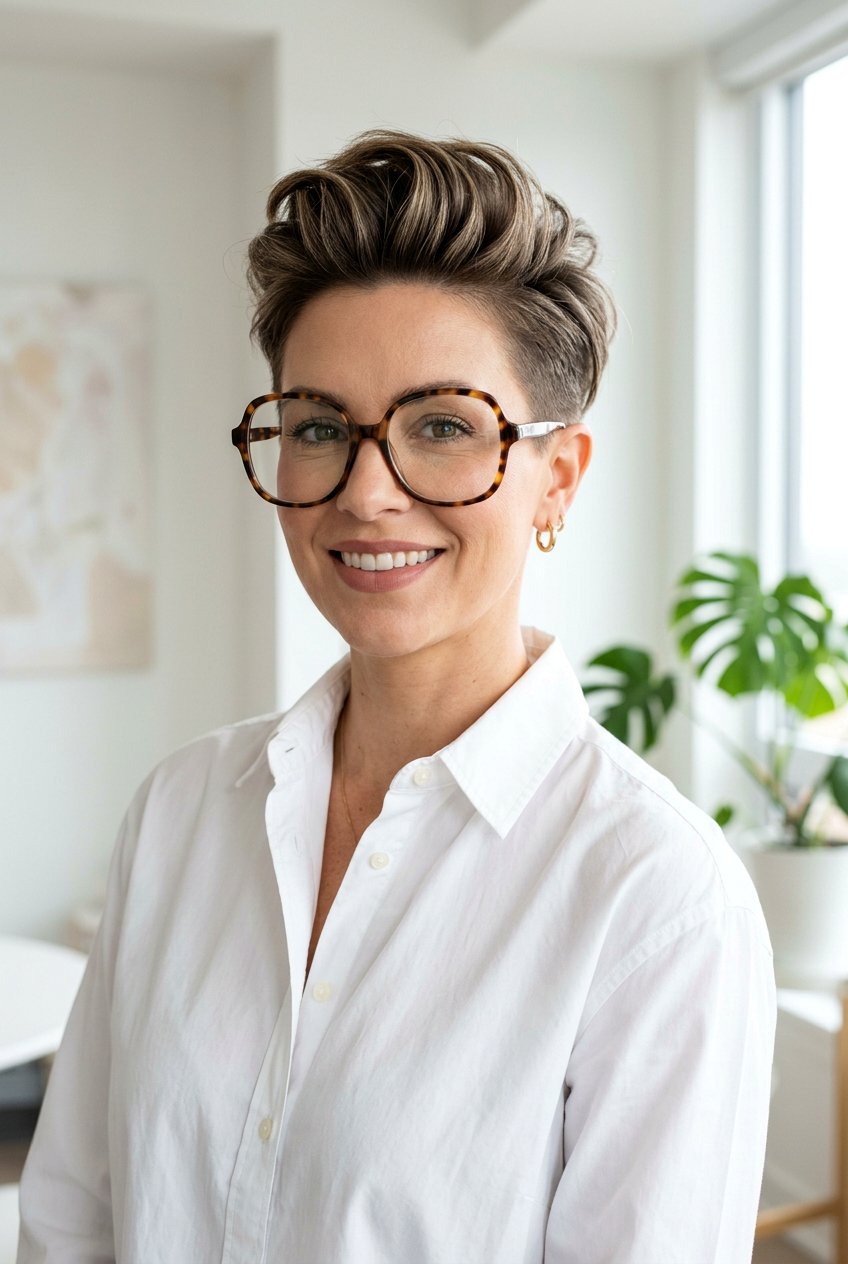 Pixie Wedge For Eyewear - 20 modern wedge for women with glasses - 20 modern wedge for women with glasses