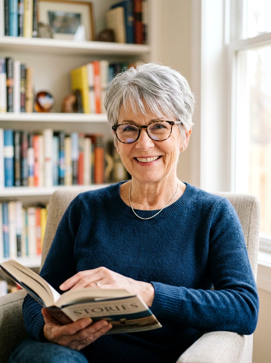 20 Elegant Short Textured Pixie Looks For Women Over 60