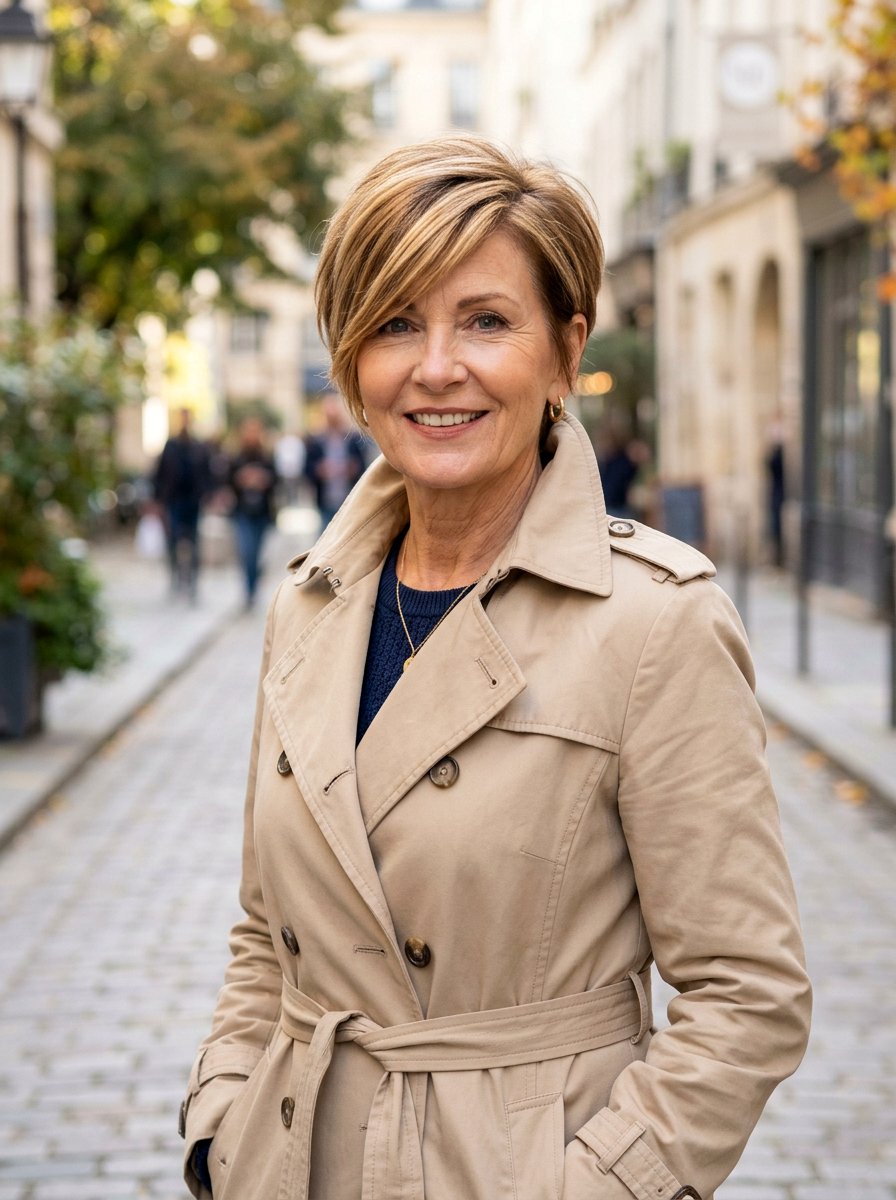 Pixie With Deep Side Swept Bangs - 20 pixie cut with side swept bangs for older women - 20 pixie cut with side swept bangs for older women