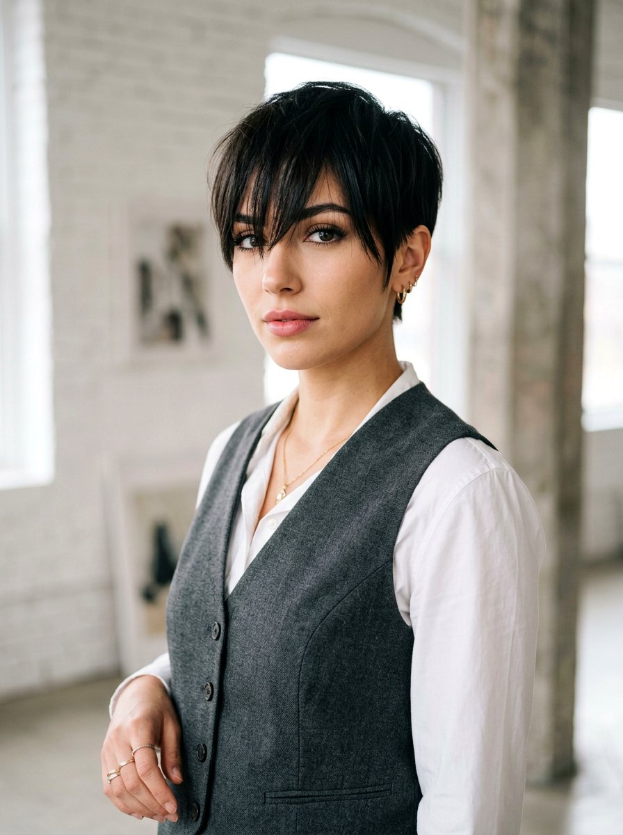 Pixie With Long Bangs - 20 polished pixie for fine hair women - 20 polished pixie for fine hair women