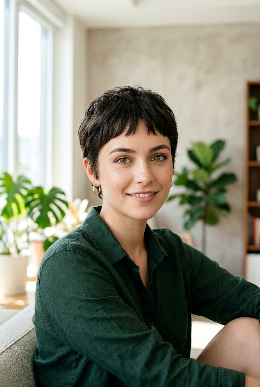 Pixie With Short Curtain Baby Bangs - 20 pixie with curtain bangs - 20 pixie with curtain bangs