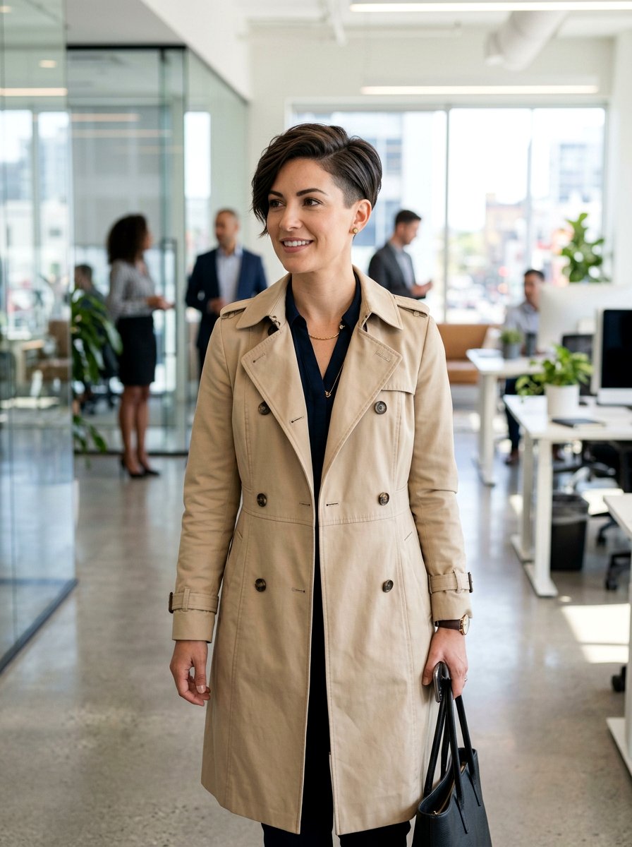 Pixie With Undercut - 20 polished pixie haircut for office women - 20 polished pixie haircut for office women